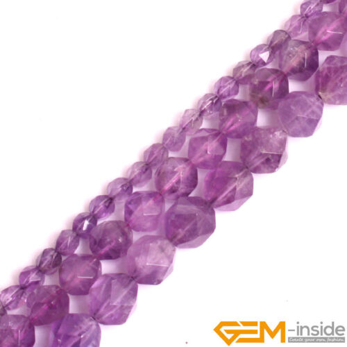 Wholesale Lot Natural Assorted Gemstone Polygonal Jewellery Making Beads 15" UK - Picture 65 of 129