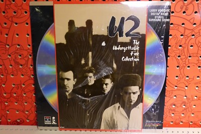 1995 U2 The Unforgettable Fire Collection Music Video Laserdisc