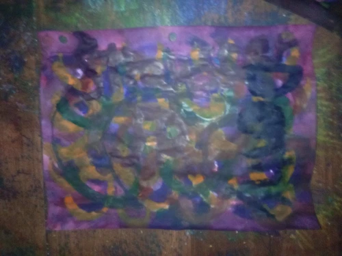 Mostly Purple Abstract