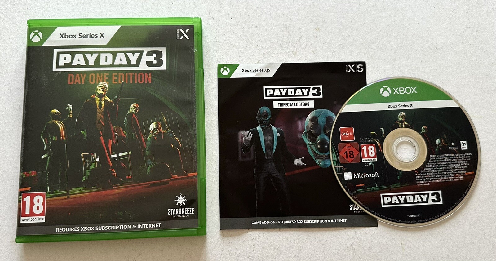 Payday 3 III Microsoft Xbox Series X / S Boxed PAL