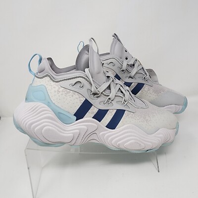 Adidas Trae Young 3 Basketball Shoes Mens 6.5 Grey Indoor Court