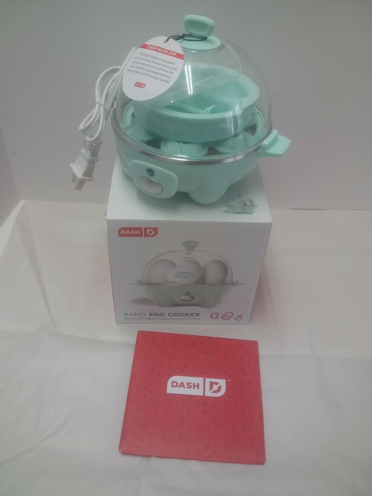 Dash Rapid Electric Egg Cooker with 6 Egg Capacity for Quick Easy Meals
