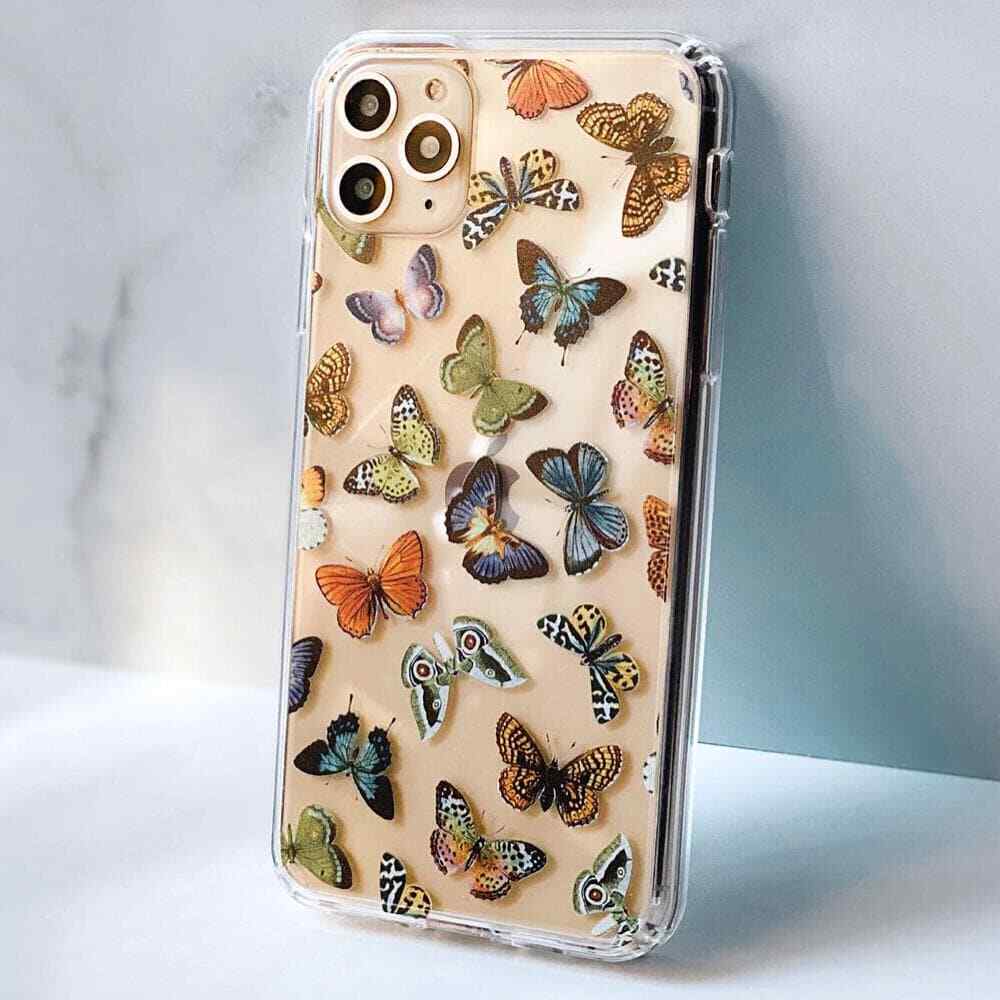 Colorful Butterflies Clear Phone Case For iPhone and Galaxy | eBay
