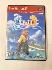 Final Fantasy X (PlayStation 2, 2001/Square Enix)+8MB Memory Card/AS-IS Untested