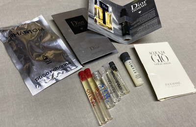 Lot Samples Dior Giorgio Armani Givenchy Bulgaria Roberto Cavalli Aramis Homme