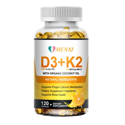 Christmas - Vitamin D3 K2 (2 in 1)120 Capsules - Extra Supplements with 5000 IU - Picture 10 of 12