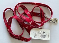 NCAA Alabama Crimson Tide Medium Dog Leash 6' x 3/4"