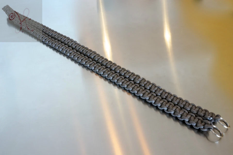 GRAY PARACORD CAMERA 36" NECK STRAP DSLR MIRRORLESS CANON SONY NIKON FUJI LEICA - Image 4 of 4