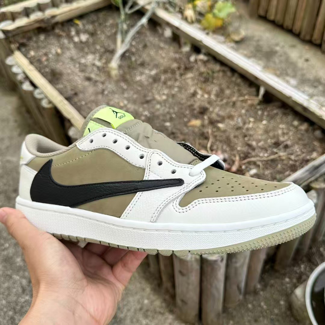 Size 8 - Travis Scott x Air Jordan 1 Retro OG SP Low Reverse Olive