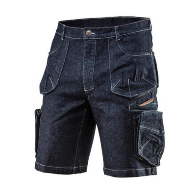 Denim-Arbeitshose kurz Shorts Jeans Arbeitshose Cargo Arbeitsshorts Denimshorts