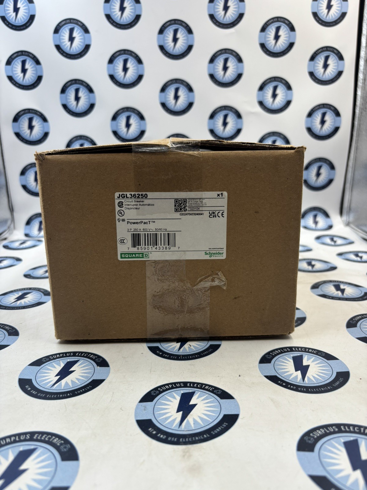 Schneider Electric Square D JGL36250 Power Pack Circuit Breaker 250A 600VAC NEW