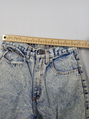 Vintage 80’s/90’s Zena System Acid Wash High Waisted Women's Jeans Pants 24x27 - Picture 5 of 10