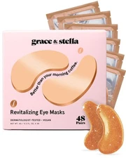 grace & stella Caffeine Under Eye Patches - Awakening Eye Patches for Puffy E...