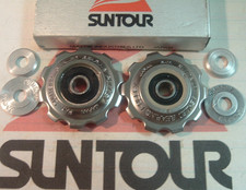 SunTour Superbe Sealed Bearing Pulley Wheels NOS/NEW-Early-Production BP-100 NIB