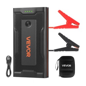 VEVOR Démarreur de saut 1000A Pile de batterie Peak Lithium Car
