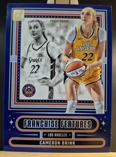 2025 Donruss WNBA Cameron Brink Franchise Features Press Proof Blue #2 Sparks