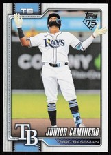 2026 Topps Series 1 Celebration Junior Caminero #328 Tampa Bay Rays