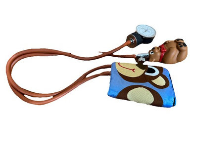 #ad Pedia Pals Blood Pressure Kit Benjamin Bear Shape Blood Pressure Bulb Cuff #MC38 $45.00