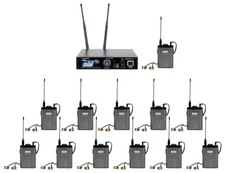 VocoPro IEM-DIGITAL-12 Pro Digital Stereo/True Dual Mono In-Ear Monitor System