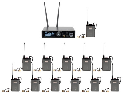 VocoPro IEM-DIGITAL-12 Pro Digital Stereo/True Dual Mono In-Ear Monitor System