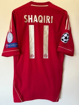 Shaqiri Match Worn issued Shirt Champions League Bayer Monaco