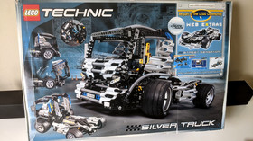 LEGO 8458 Technic: Silver Champion F1 Race Car & Truck Kit - NEW Sealed Bags