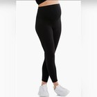 A PEA IN THE POD Maternity Leggings sz XS Black Luxe Essential Secret Fit Belly