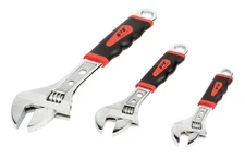 PERFORMANCE TOOL 3pc Adjustable Wrench Set WILW30703