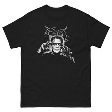Frankenstein tshirt classic horror monster tee