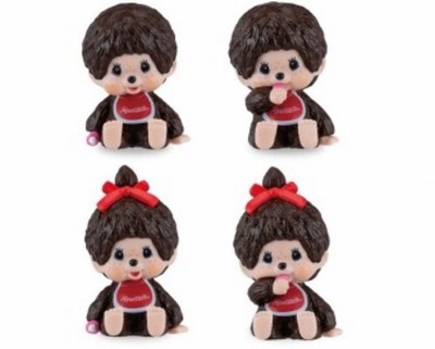 Monchhichi Mini Interior Figurines Complete Set of 4 Sekiguchi