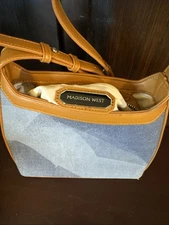 A Some Madison West Denim Inspired Shoulder Bag. Excellent Condition