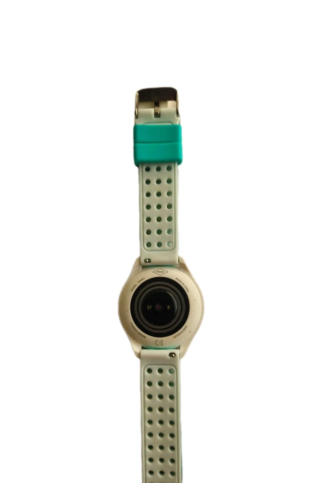 Fossil Sport 41mm Silicone Smartwatch Blush Case With A Turquoise Strap - Image 3 of 3