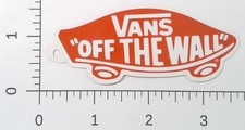 Vans Off The Wall Skateboard Red Classic Logo Die Cut Sticker Decal