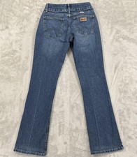 Wrangler Bootcut Jeans Juniors 1/2 Blue Premium Patch Stretch Western Cowgirl