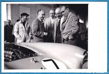 vintage photo Faroux & Levegh Talbot race car 24 hours heures Le Mans 1953 auto