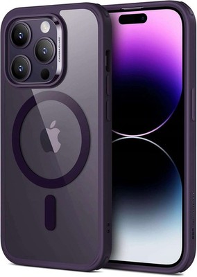ESR Classic Hybrid Case für iPhone 14 Pro  Clear Purple Hybrid-Hülle