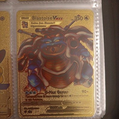 Blastoise VMAX Gold Foil Pokemon Card | eBay Blastoise VMAX Gold Foil Pokemon Card | eBay