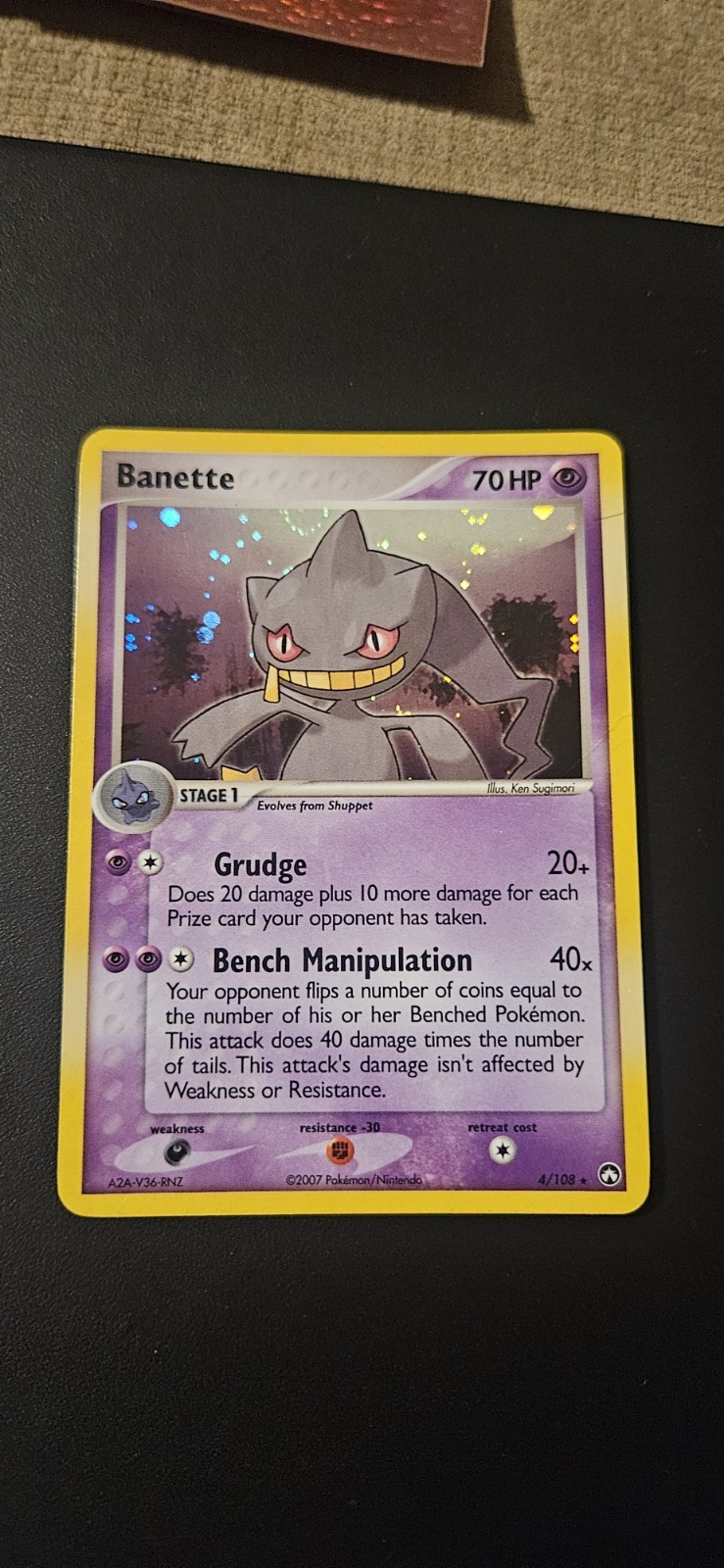 Banette 4/108 Power Keepers Holo Rare Pokémon TCG Vintage NM