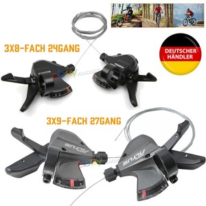 Shimano Sora ST-3500 Schalt-/Bremshebel-Set 3x9-fach Schwarz – Für Rennrad & Trekkingrad