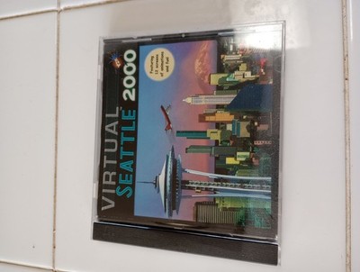 Y2K Virtual Seattle 2000 CD Cityscreens Software