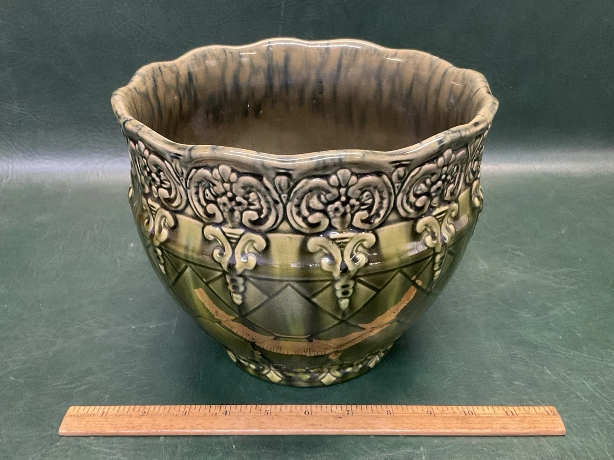 Majolica Planter In Italian Art Pottery for sale | eBay