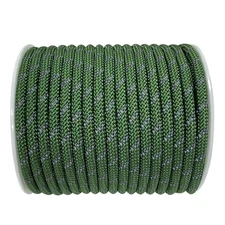 Sutekus 5/16" Paracord 8mm High Strength Reflective Utility Rope 130FT Green ...