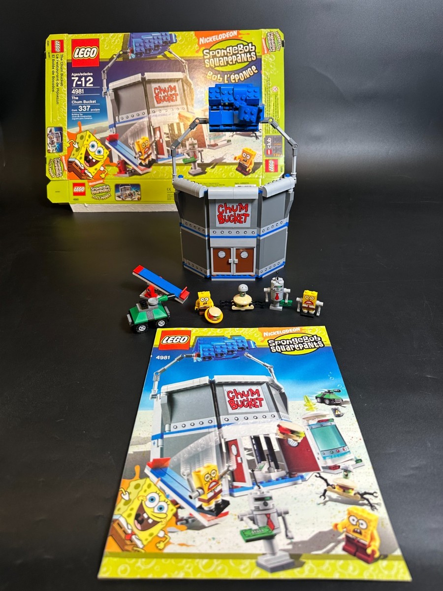 LEGO 4981 SpongeBob The Chum Bucket 100% Complete with Box Instructions