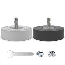 Magnetpro Paired Super Strong Rubber Coated Mounting Magnets Anti-Scratch Ant...