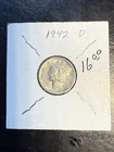 1942 d mercury dime