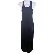 VTG Jump Apparel Dress Womens 3/4 Navy Velvet Maxi Whimsigoth Formal Cocktail