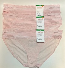 NWT 3 Warner's No Pinching/Problems Bikini Panties 5509 Floral Trace 7/L