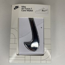 nike air force 1 card wallet white chrome swoosh New 2 Sleeves 1 Slot