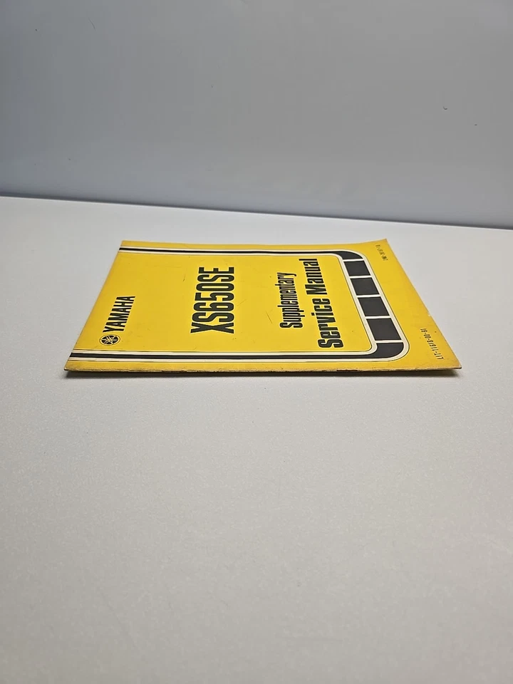 Yamaha XS650SE XS 650 1978 original manual de servicio complementario LIT-11616-00-91 Foto 3 de 4