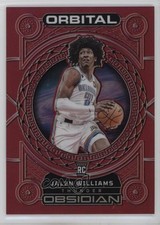 2022-23 Panini Obsidian Orbital Electric Etch Red Flood Jalen Williams #18 1t70